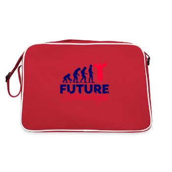 Future Antropologist - Retro Bag - red/white - Back