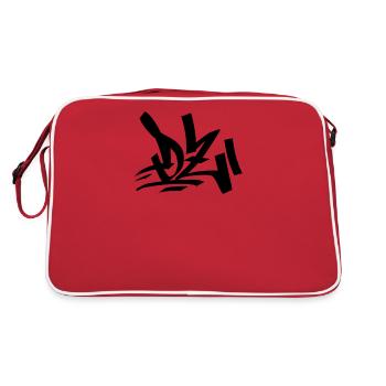 Team Dz - Sac Retro - rouge/blanc - Dos