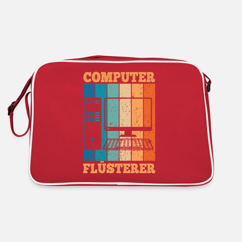 Computerflüsterer Informatiker Retro PC Computer Retro Tasche