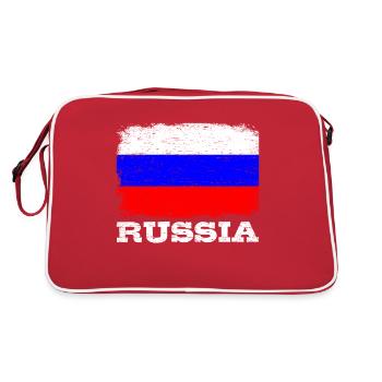 DRAPEAU RUSSIE Cadeau Drapeau de la Russie pour РОССИЯ - Sac Retro - rouge/blanc - Dos