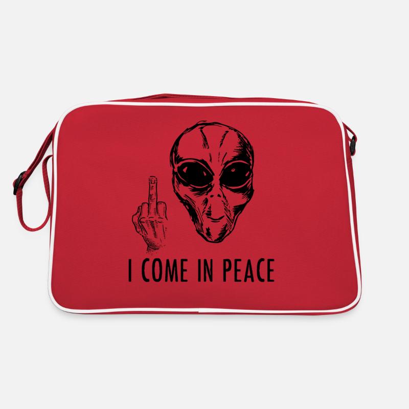Alien I Come In Peace Comic Gift Sac Retro