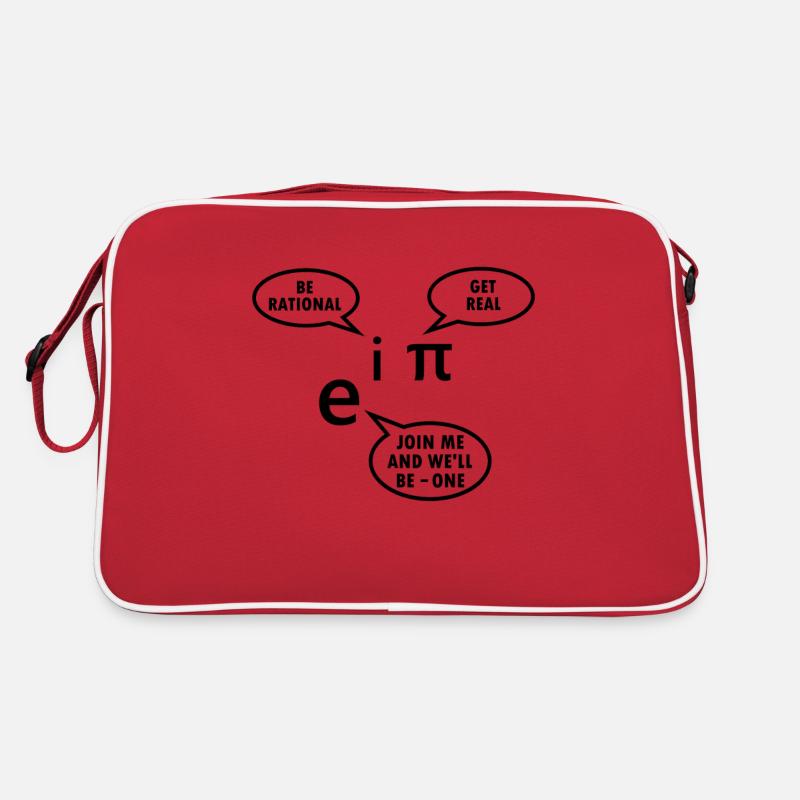 Mathematiker Geschenk Mathe Lehrer Nerd Euler Pi Retro Tasche