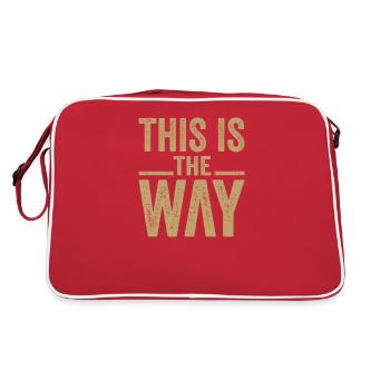 This Is The Way - Retro Bag - red/white - Back