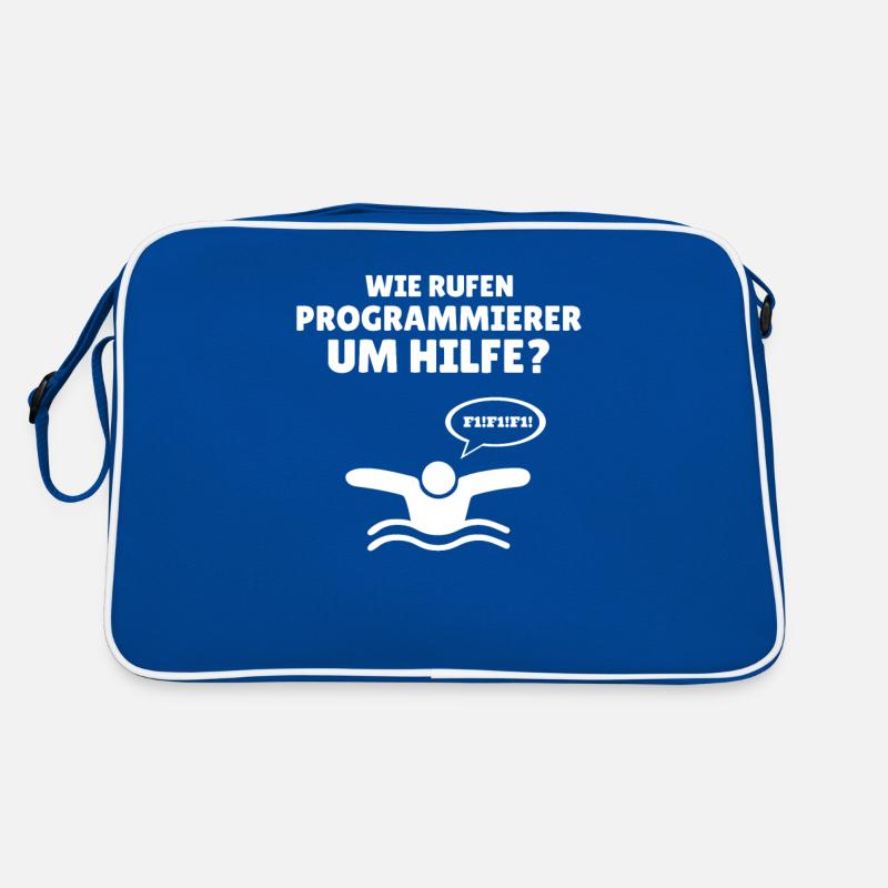 Programmierer Computer Informatiker Zocker Retro Tasche