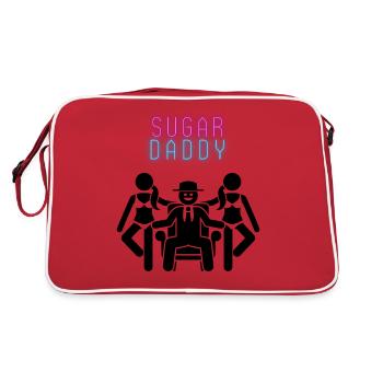 Sugar Daddy Black - Sac Retro - rouge/blanc - Dos