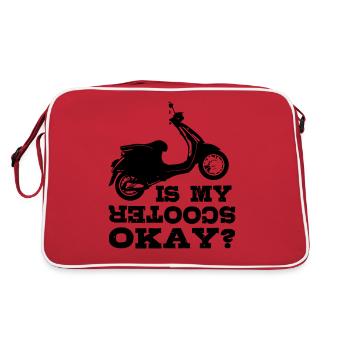 Scooter Scooter est mon cadeau de scooter OK - Sac Retro - rouge/blanc - Dos