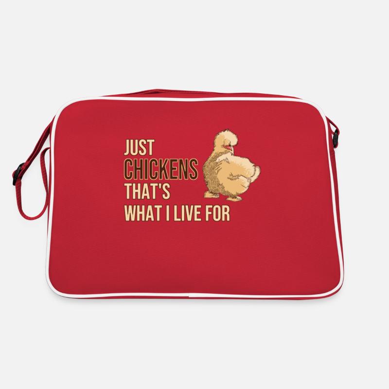 Chicken Chicken Silk Chicken Silkie Chicken Gift Retro Bag