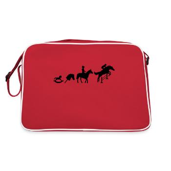 Evolution Cavaliers de saut - Sac Retro - rouge/blanc - Dos