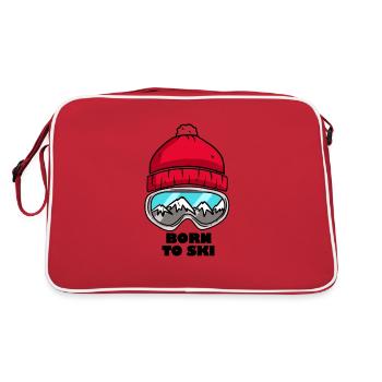 Né ski ski alpin alpin - Sac Retro - rouge/blanc - Dos