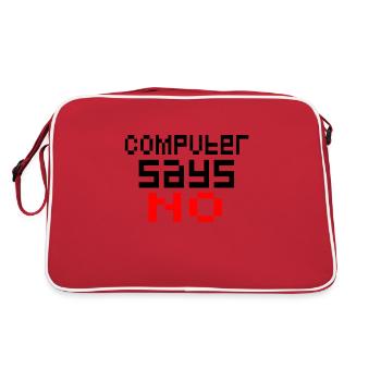 Computer - Retro Bag - red/white - Back