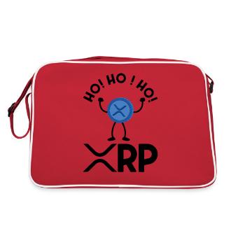 Ho Ho Hodl XRP Ripple Crypto Cryptocurrency - Retro Bag - red/white - Back
