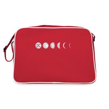 XRP Moon Ripple XRP Hodl Crypto Cryptocurrency - Retro Bag - red/white - Back