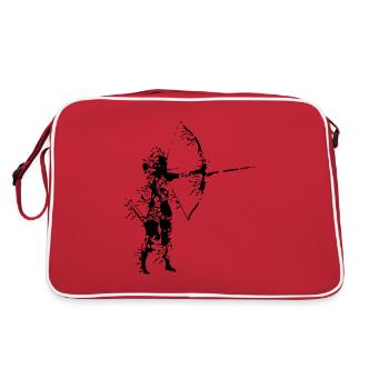 Tir à l’arc cool - Sac Retro - rouge/blanc - Dos