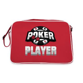 Poker Poker Player - Sac Retro - rouge/blanc - Dos