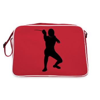 Escrime Escrime Sport de combat - Sac Retro - rouge/blanc - Dos