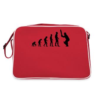 Joueur de cricket Fans De Cricket Evolution Cadeau - Sac Retro - rouge/blanc - Dos
