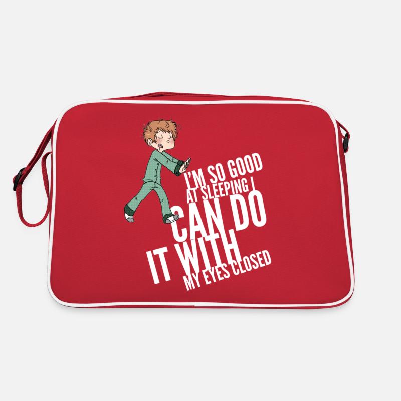 Sleep Sleeping Sleeping Sleep Retro Bag