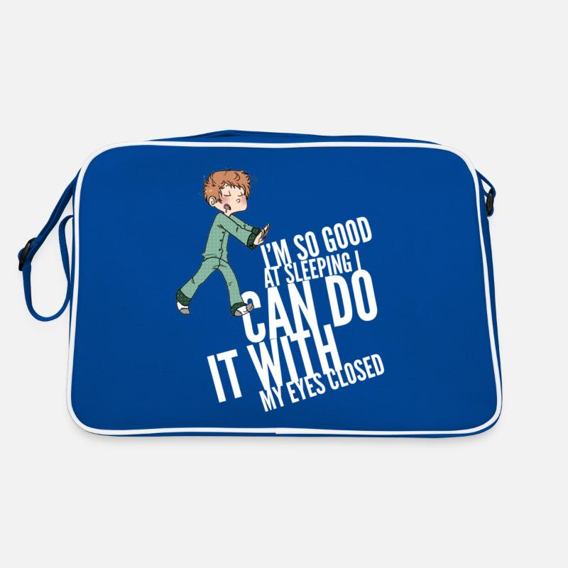 Sleep Sleeping Sleeping Sleep Retro Bag