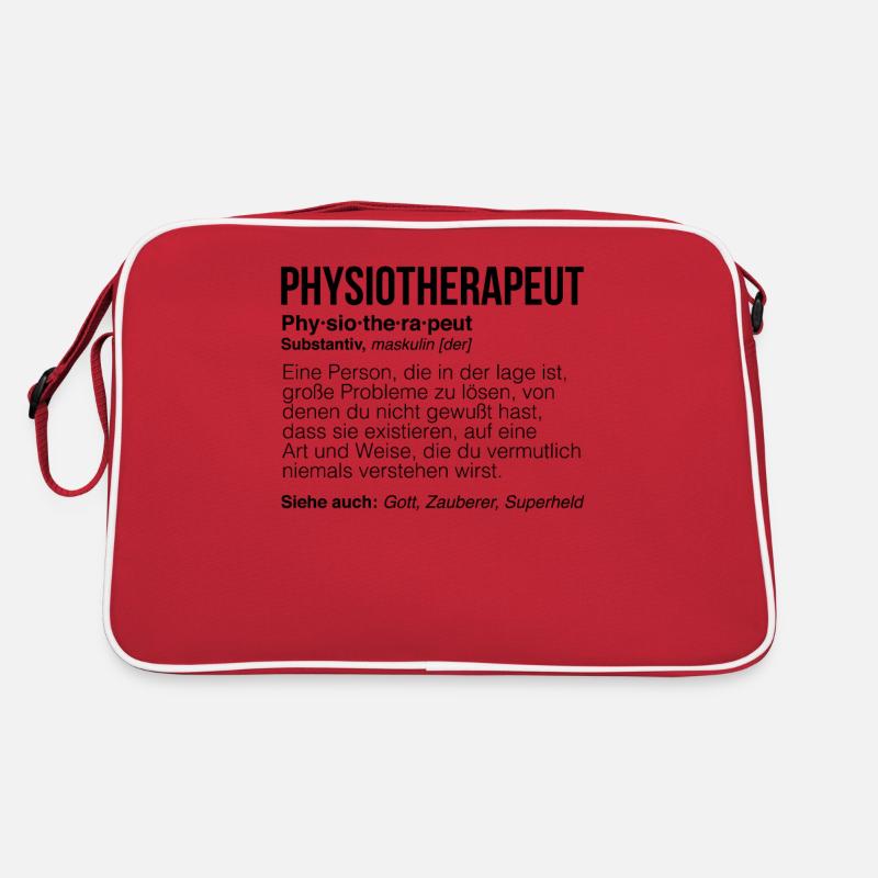 Physiotherapeut - Physiotherapeut - Physio - Physi Retro Tasche