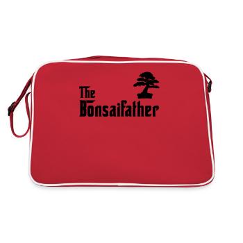 The Bonsaifather Plant Japanese Garden Buddhist - Sac Retro - rouge/blanc - Dos