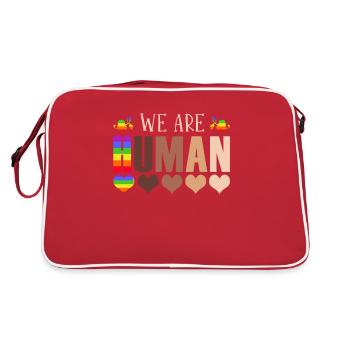 We Are People Juneteenth Black Women Pride - Retro Bag - red/white - Back