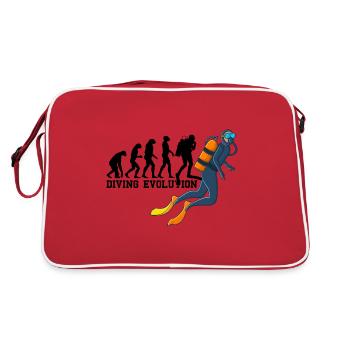 Diving Evolution Diver Diver Instructor - Retro Bag - red/white - Back