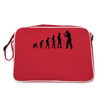 Rappeur MC Hip Hop Rap Freestyle Battle Evolution - Sac Retro - rouge/blanc - Dos