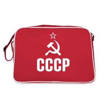 Rétro URSS russe - Sac Retro - rouge/blanc - Dos
