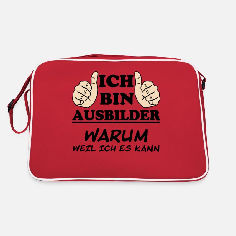 Ausbilder Lustiger Spruch Beruf Kollegen Geschenk Retro Tasche