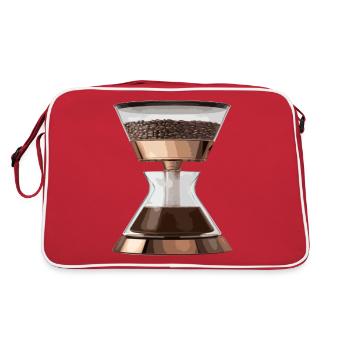 Coffee Machine Costume Carnival Halloween Barista - Retro Bag - red/white - Back