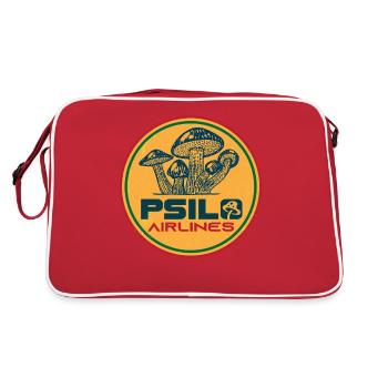 Psilocybin Mushroom Psilo - Sac Retro - rouge/blanc - Dos