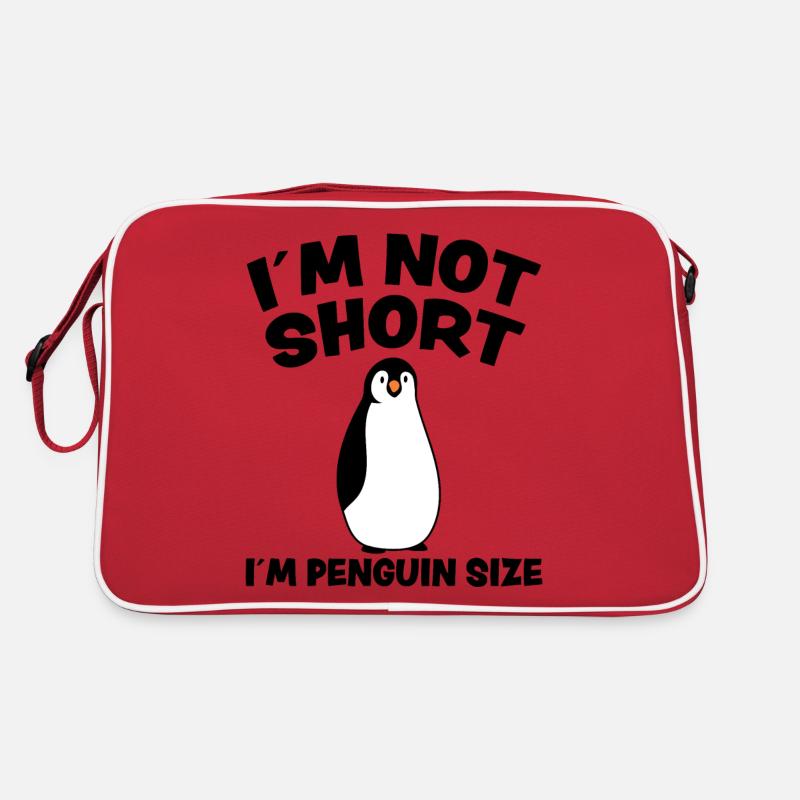 Pinguin Lustig Spruch Klein Fun Antarktis Geschenk Retro Tasche