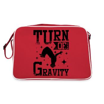 Parkour backflip - Retro Bag - red/white - Back