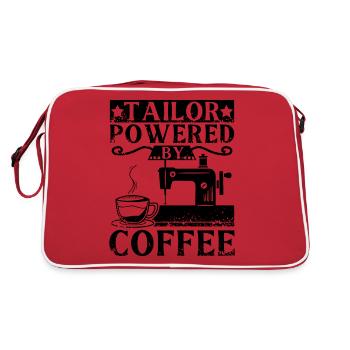 Seamstress and coffee - Retro Bag - red/white - Back