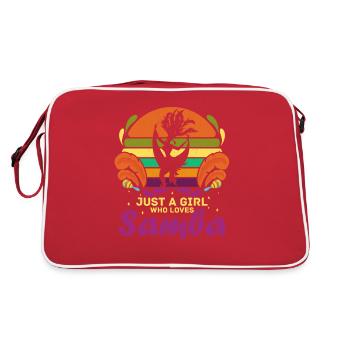 Filles, La Samba-brésil-danse-raisin-samba - Sac Retro - rouge/blanc - Dos