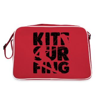 Kitesurfer Shirt Kitesurfing - Sac Retro - rouge/blanc - Dos