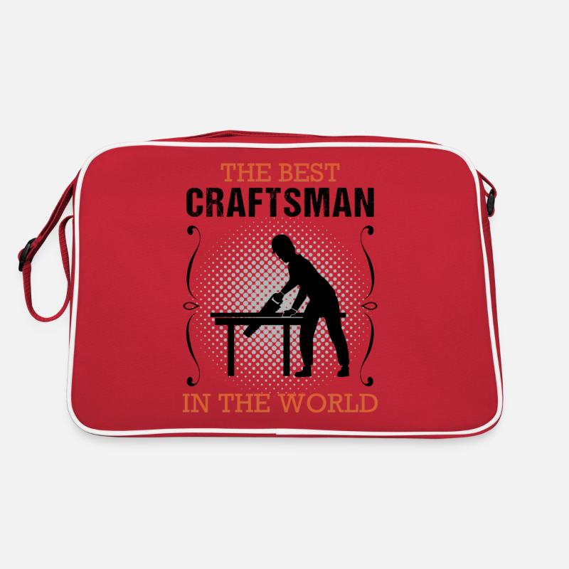 Handwerker Handwerk Beruf Ausbildung Geschenk Retro Tasche