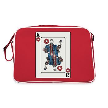 Bester Fotograf DSLR Kamera Fotografie King für - Retro Tasche - Rot/Weiß - Hinten