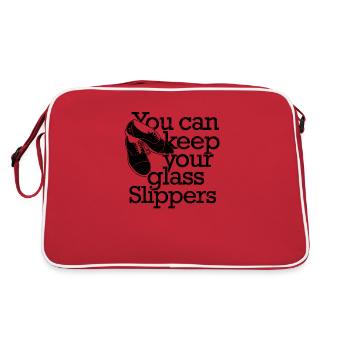 Vous pouvez garder vos chaussons en verre - vintage - Sac Retro - rouge/blanc - Dos