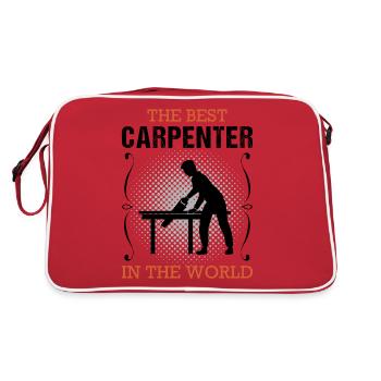 Carpenter Profession Carpenter Craftsman Gift - Retro Bag - red/white - Back
