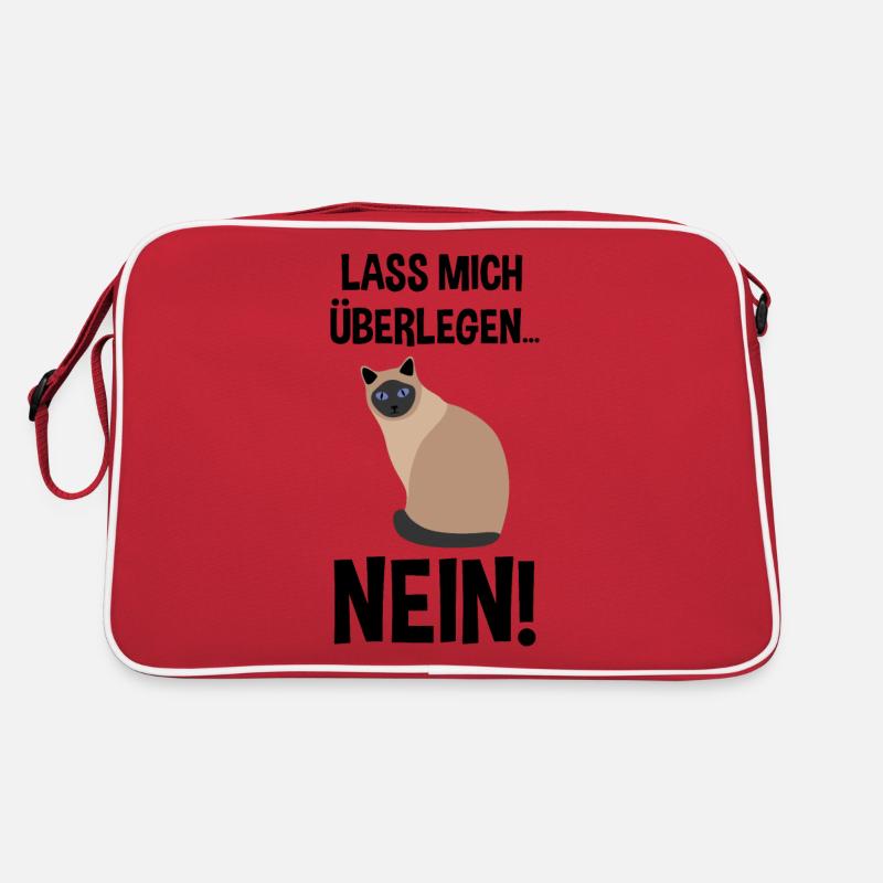 Böse Katze Lustiger Spruch Sarkasmus Geschenk Retro Tasche