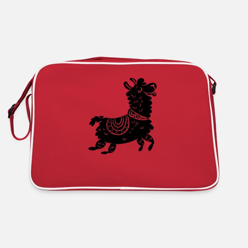 sweet llama alpaca Retro Bag