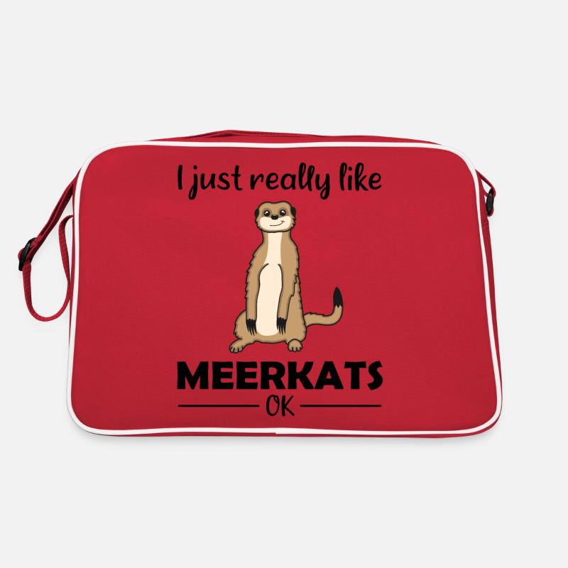 Meerkat Lover Funny Saying Gift Retro Bag
