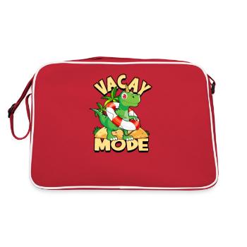 Vacay Mode Dinosaure Mignon - fossiles - Sac Retro - rouge/blanc - Dos