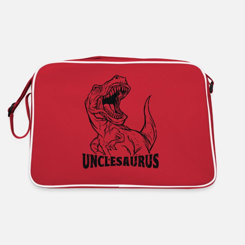 Unclesaurus Onkel Saurus Dinosaurier - prähistorisch Retro Tasche
