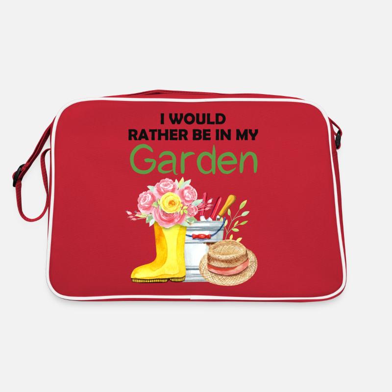 Garten Lustiger Spruch Hobbygärtner Geschenkidee Retro Tasche