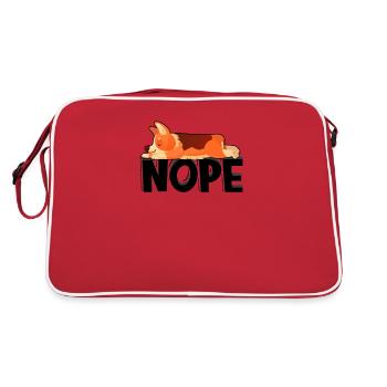 Nope - amoureux des animaux de compagnie - Sac Retro - rouge/blanc - Dos