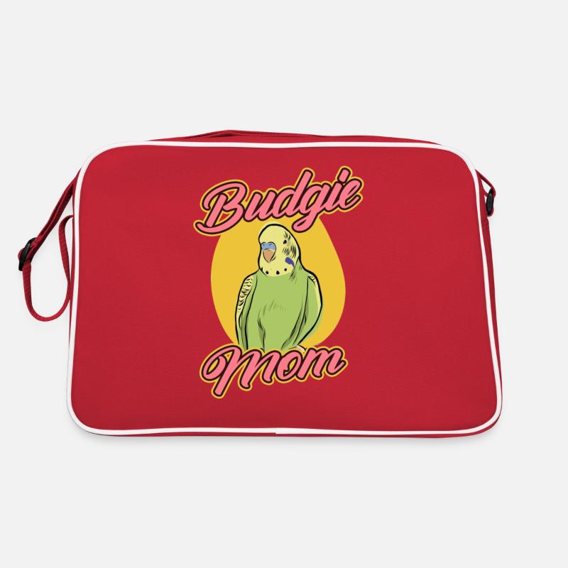 Budgerigar Mama Parrot Bird Budgie Sac Retro