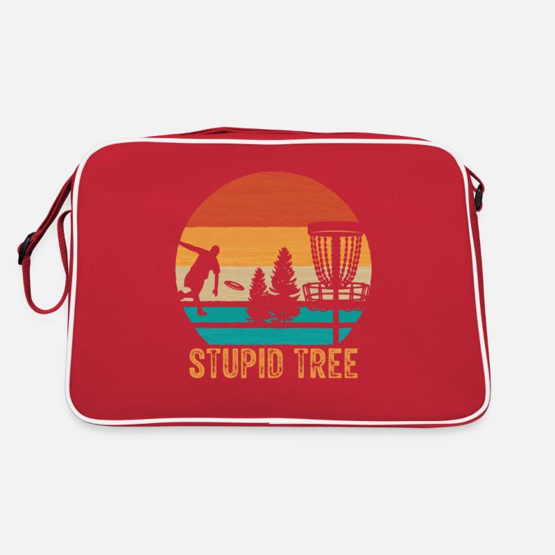 Stupide arbre-disc-golf-vendanges-crucial Sac Retro