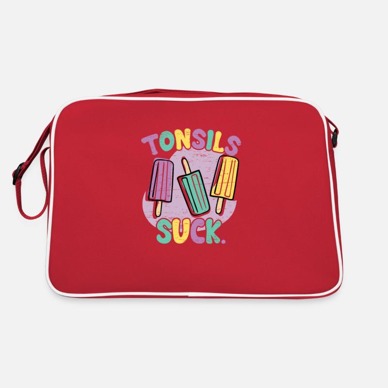 Tonsil Sucks Tonsil Survivor Tonsillectomy Retro Bag